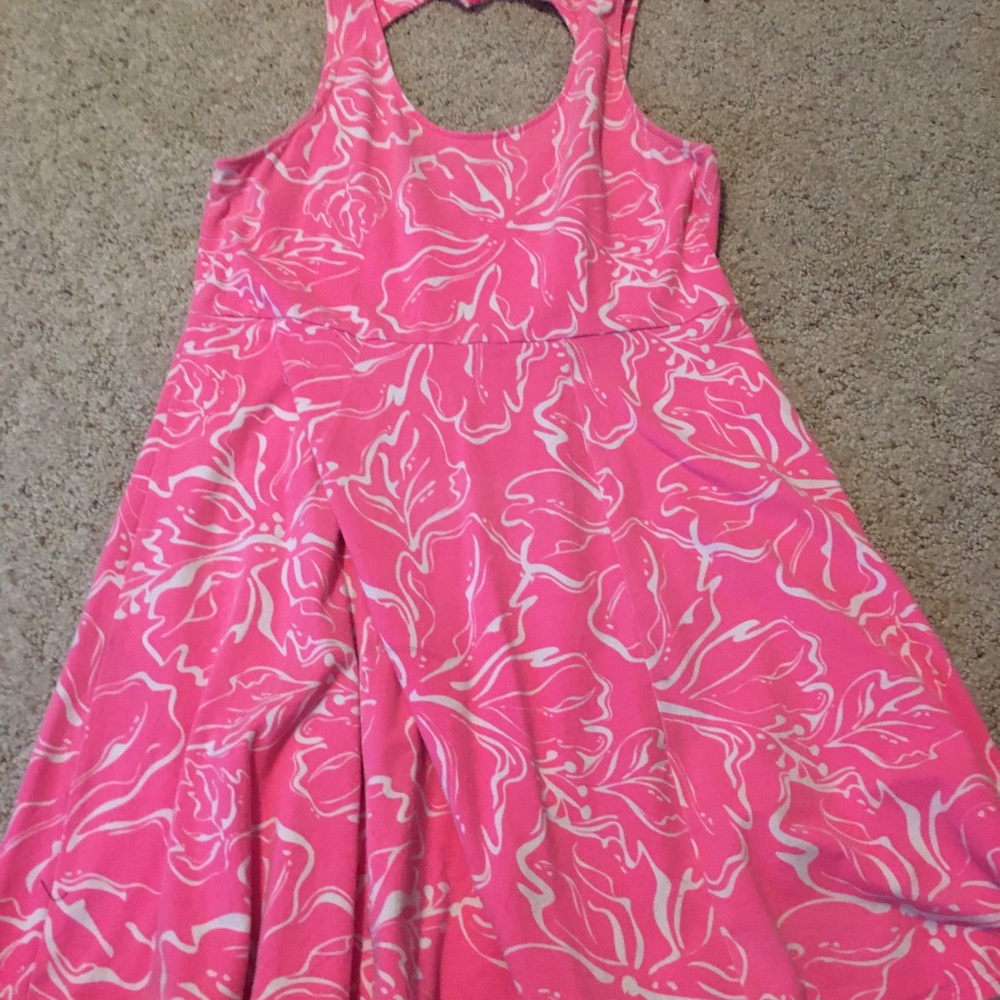 Hot pink sundress